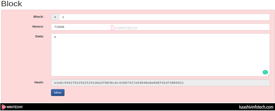  Blockchain Block Hashing