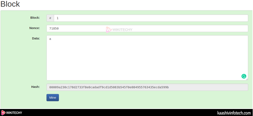  Blockchain Block Hashing