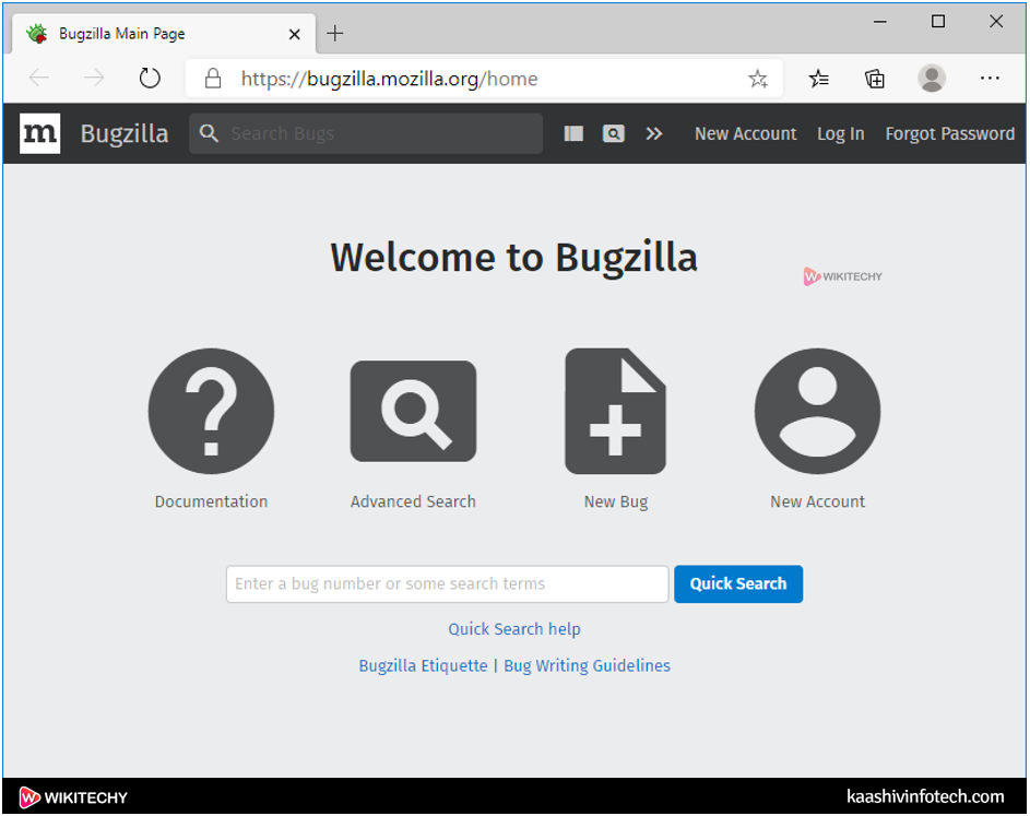  Welcome to Bugzilla