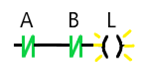  Ladder Diagram of AND circuit