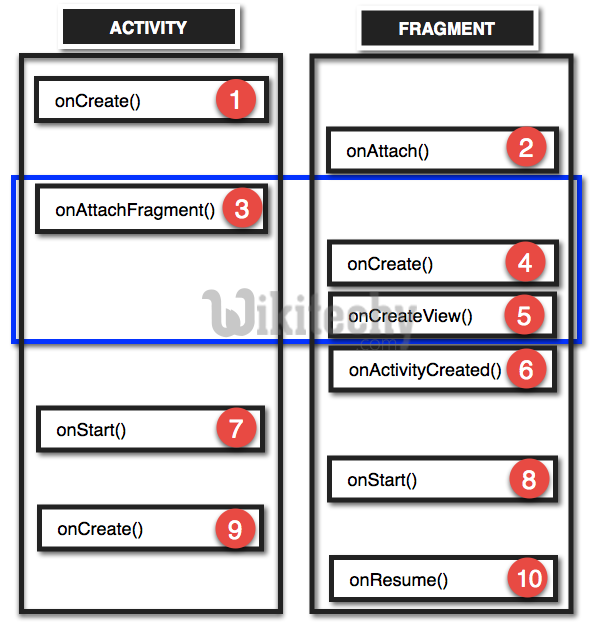 android activity and fragment life cycle
