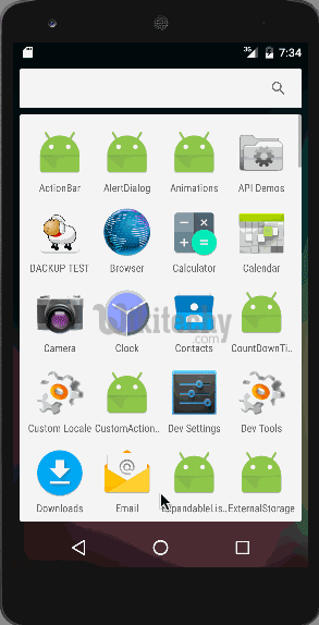  animation example of android