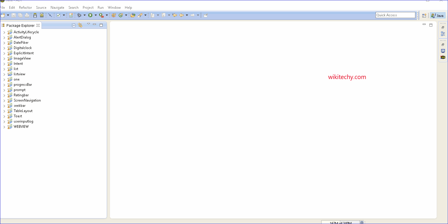 How to create basic activity in android studio