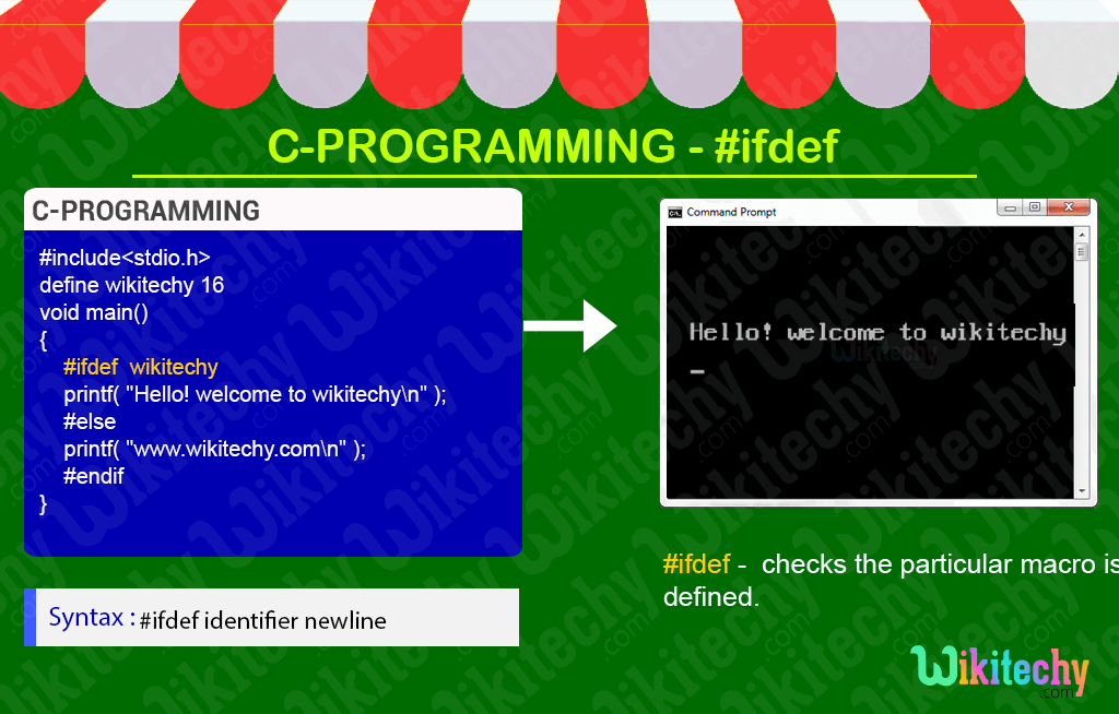 C Preprocessors #ifdef