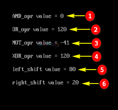 code-explanation-bitwise-output