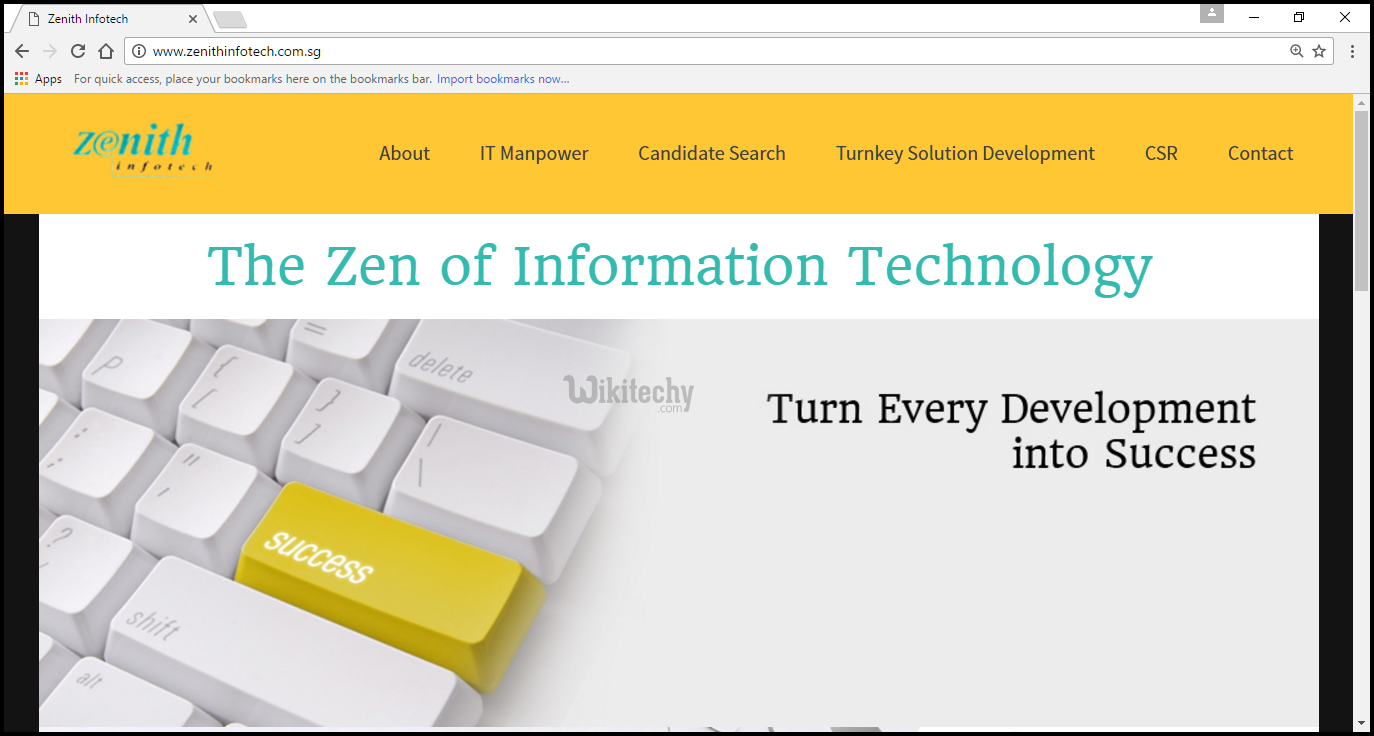 Zenith InfoTech Limited Cloud  