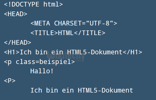 html tutorial -  lerne html - html css - css html -  css - javascript - ajax -  ajax codein  - html - html5 - Das erste html5 dokument - html style  - html seite -  HTML Quelltext - Webseite