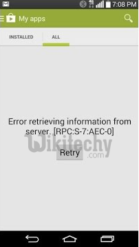 Error retrieving information from server [RPC:S-3:AEC-0]
