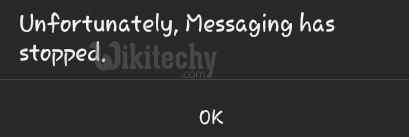 messaging has stopped
