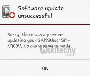  samsung galaxy note 3 major error with updating the note 3