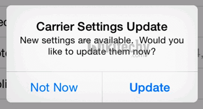  carrier update
