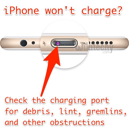  clean iphone charging port