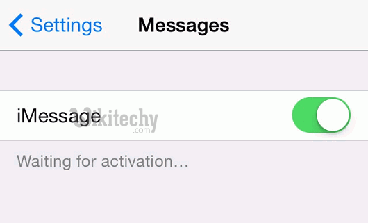 iMessage ″Waiting for Activation″ Error on iPhone - By Microsoft Award
