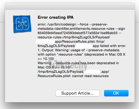  iphone xcod 6-1 error