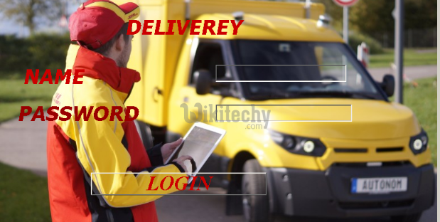 Delivery Man Login
