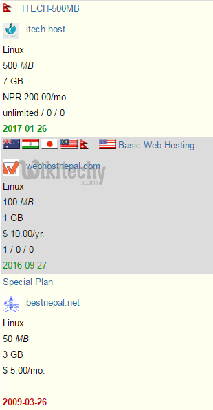 web hosting in nepal