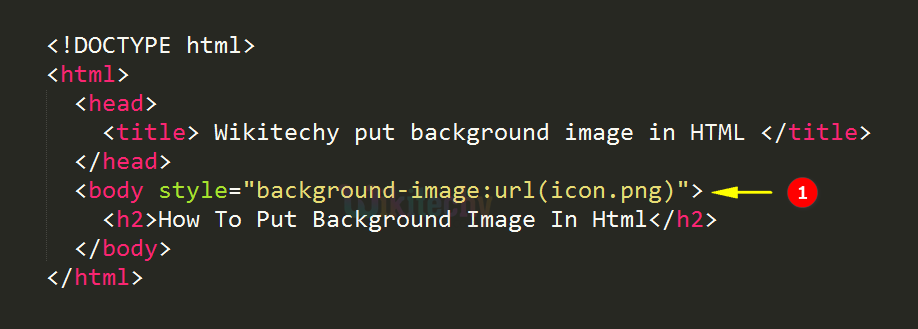 How to Background Image in HTML - wikitechy