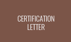 Certification Letter