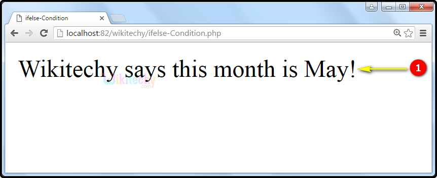 output1 for ifelse Condition In PHP