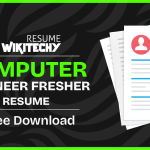 resume for cse students