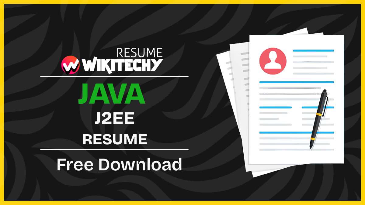 j2ee resume