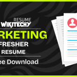 marketing resume sample