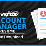 Account manager resume