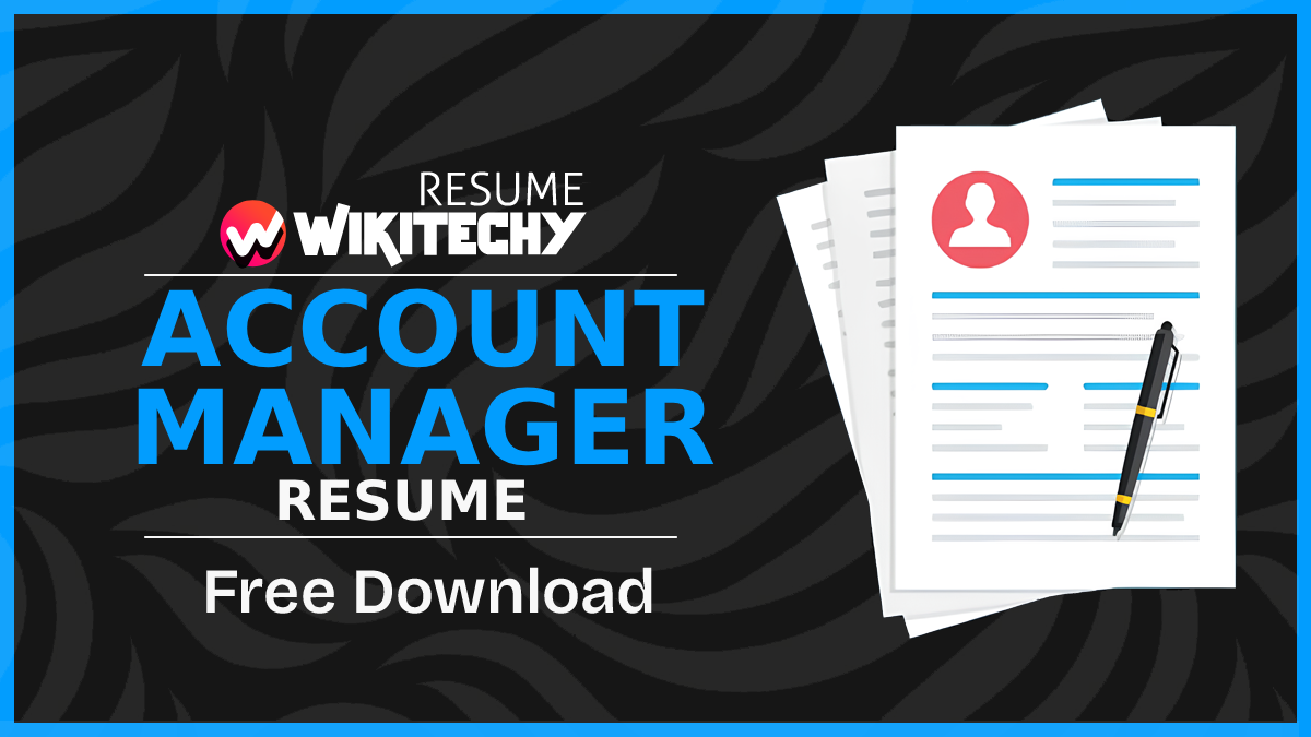 Account Manager Resume Examples Account manager resume