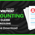 accounting clerk resume sample