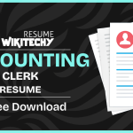 accounting clerk resume