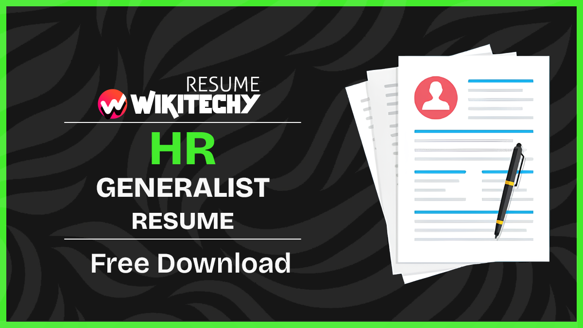 hr generalist resume