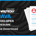 Java Developer Sample Resume java developer resume