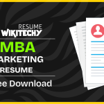 MBA Marketing Resume