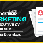 Marketing Executive CV