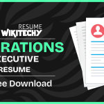 operations executive resume