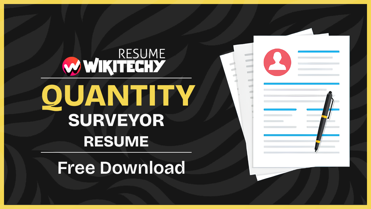 quantity surveyor cv
