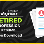 Retired Resume Sample