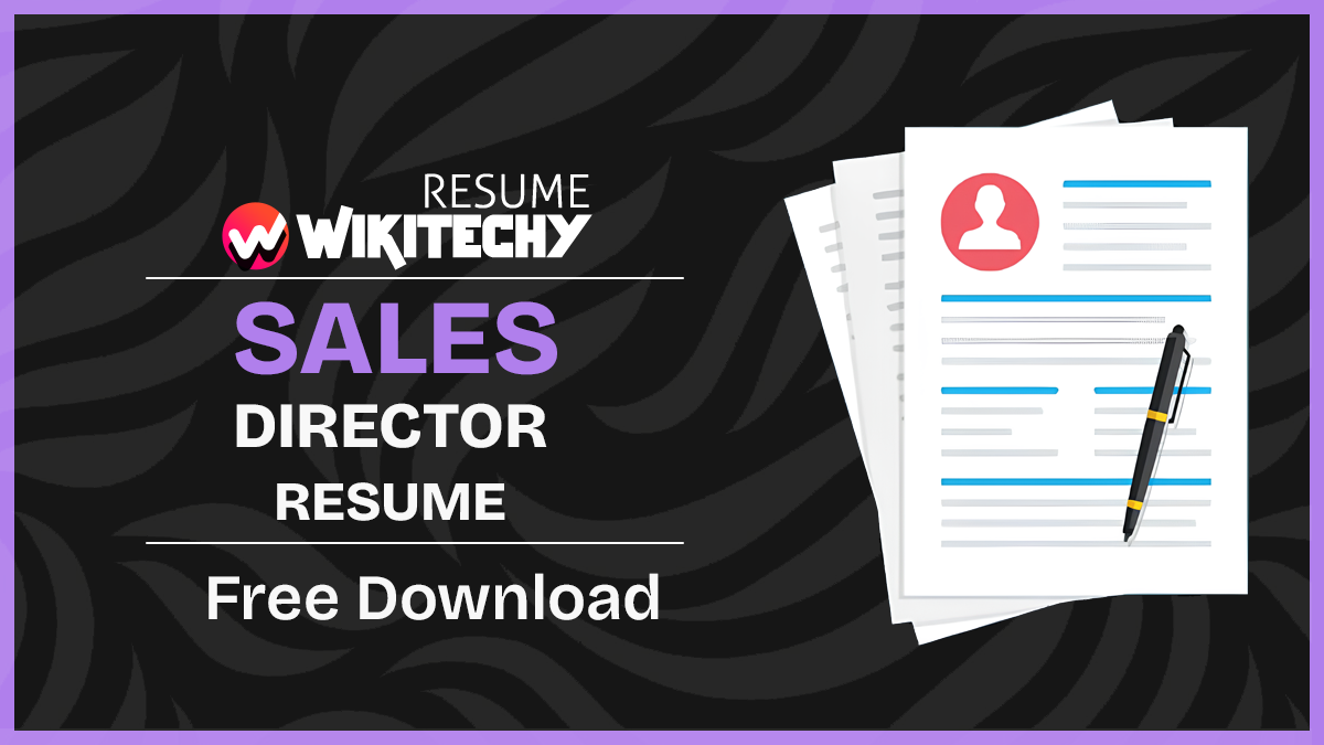 Sales Director Resume Sample sales director resume