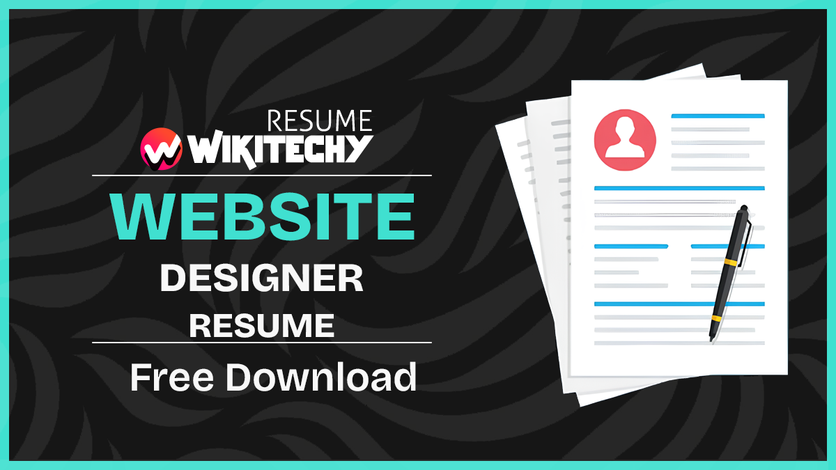 Sample Website Designer Resume website designer resume