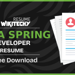 java spring resume