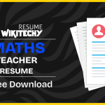 Primary Teacher Resume Sample maths teacher cv