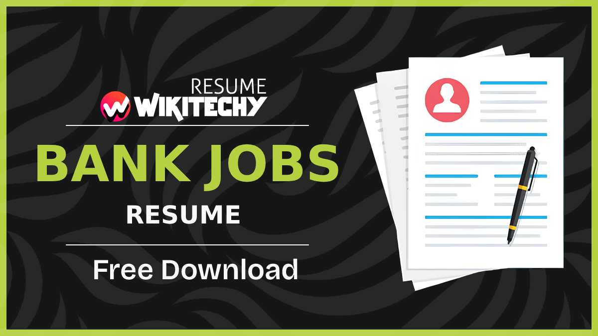 resume bank jobs