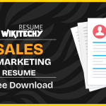 sales and marketing resume