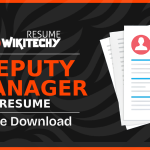 Deputy Manager Resume