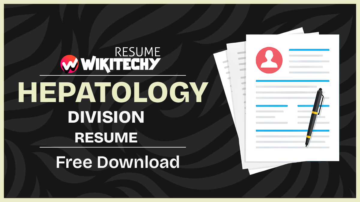 hepatology division resume