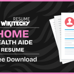 home health aide resume