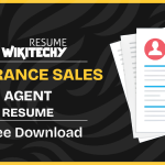 insurance sales agent resume