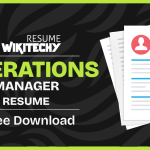 business operations manager resume