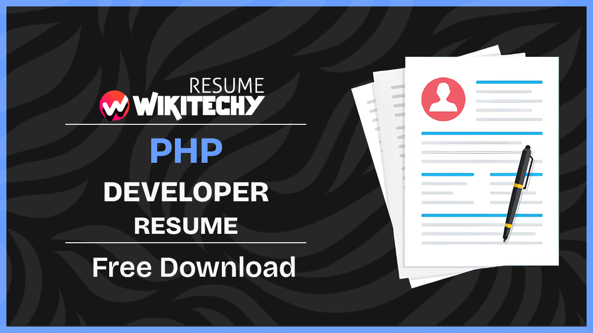 Php Developer Resume Sample php developer resume