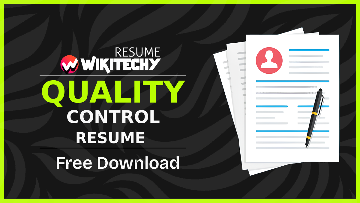 Quality Control Resumes